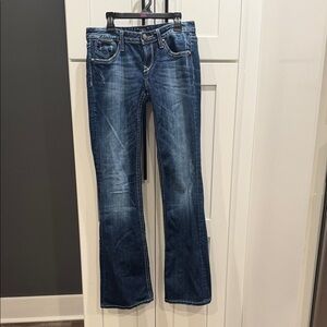Women's Boot Cut Jeans - Blue